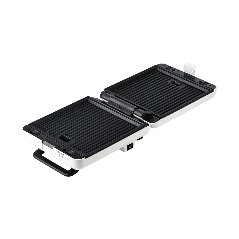 BJX-S026 Открытый гриль и сэндвичница с углом наклона 4 ломтика, 180°, с 3-уровневым контролем и поддоном для сбора масла