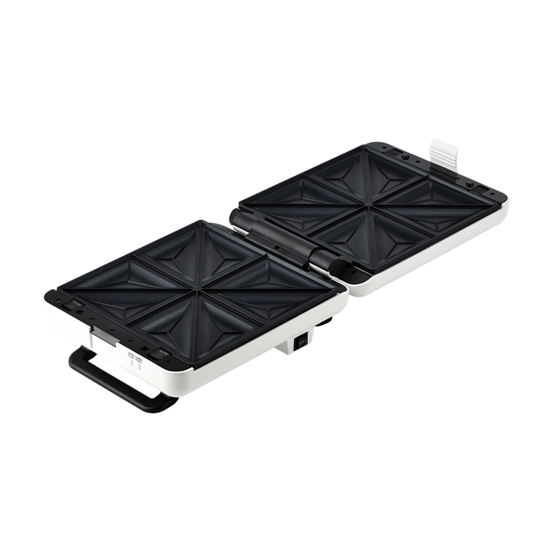 BJX-S026 Открытый гриль и сэндвичница с углом наклона 4 ломтика, 180°, с 3-уровневым контролем и поддоном для сбора масла